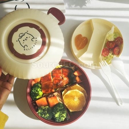 Customization Double Layer Lunch Box (Microwaveable) Corporate Gifts