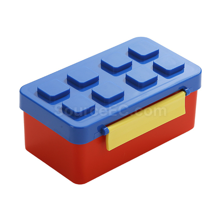 Customization Creative Building Block Double Layer Lunch Box Corporate Gifts