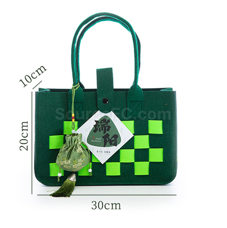 Customization Checkered Felt ToteBag Corporate Gifts