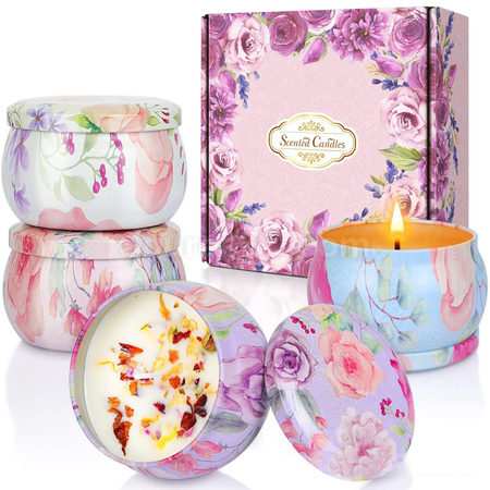 Customization Romantic Scented Candle Gift Box Set Corporate Gifts