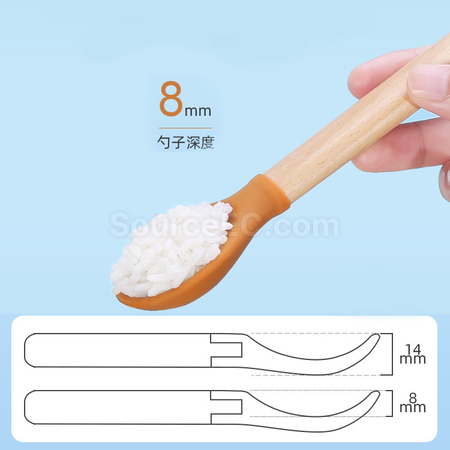 Customization Short-handled Wooden Cutlery Corporate Gifts
