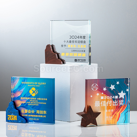 Customization Marble Crystal Trophy Corporate Gifts
