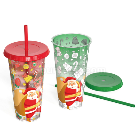 Customization Christmas Cold iscoloration Cup Corporate Gifts