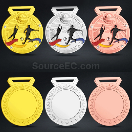 Customization Football Metal Medal Corporate Gifts