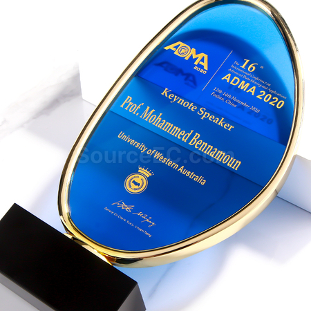 Customization Creative Metal Crystal Seat Corporate Gifts
