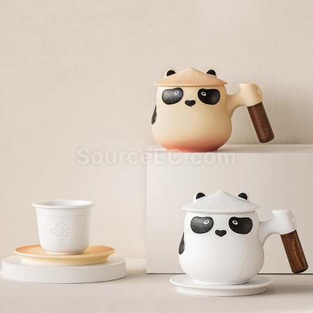 Customization Panda Ceramic Cup Corporate Gifts