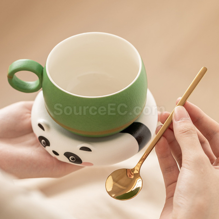 Customization Panda Ceramic Cup Corporate Gifts