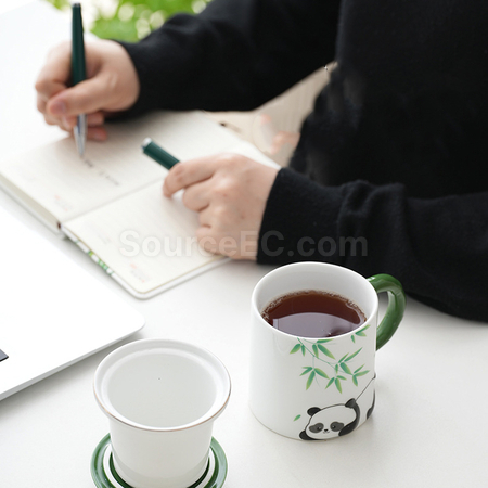 Customization Signature Pen+Ceramic Cup+Notebook Suit Corporate Gifts