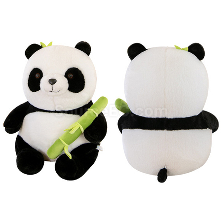 Customization Panda Hugging Bamboo Doll Corporate Gifts
