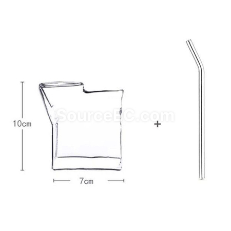 Customization Glass Milk Cup Corporate Gifts