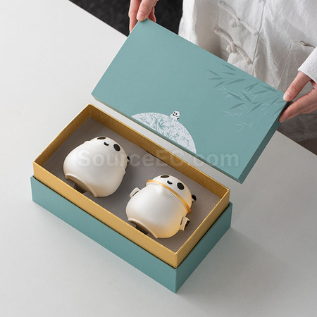 Customization Panda Portable Travel Tea Set Corporate Gifts