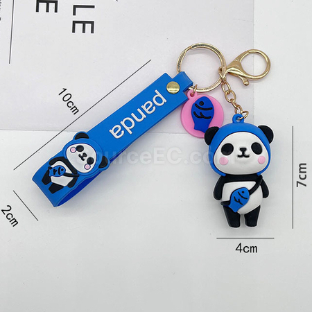 Customization PVC Panda Keychain Corporate Gifts