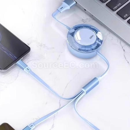 Customization 66W Super Fast Charging One-to-Three Charging Cable Corporate Gifts