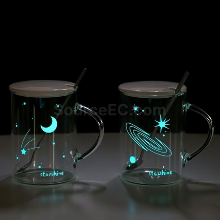 Glass Cup With Lid