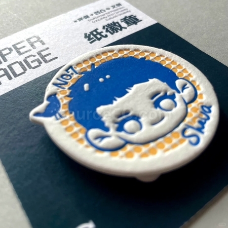 Customization Customization Of Irregular Ietterpress Cotton Paper Badges Corporate Gifts
