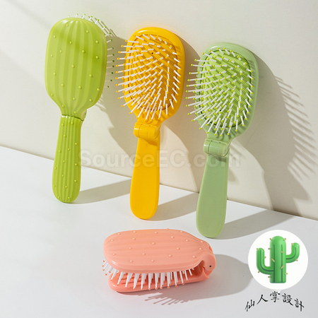 Customization Cactus Folding Air Bag Massage Comb Corporate Gifts