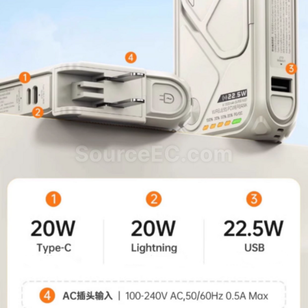 Customization 3C Certification Magnetic Wireless Mobile Power Bank Corporate Gifts