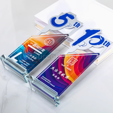 Customization Digital Crystal Metal Trophy Corporate Gifts