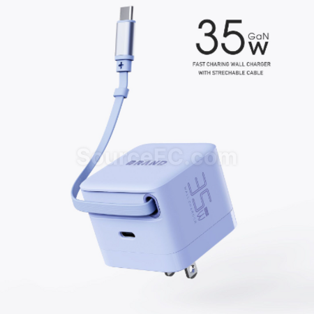Customization Mini charging head with built-in extension cable type-c Corporate Gifts