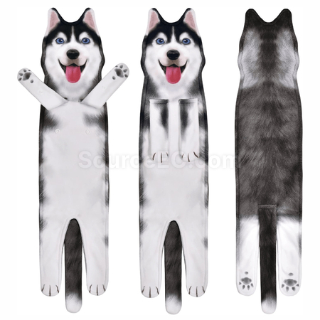Customization Creative Realistic Dog and Cat Hanging Hand Towel Corporate Gifts