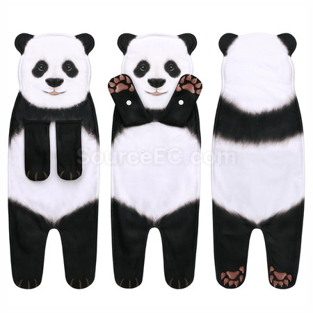 Customization Creative Realistic Dog and Cat Hanging Hand Towel Corporate Gifts