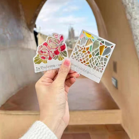Customization Hollow Glazed Paint Magnet Bookmark Corporate Gifts