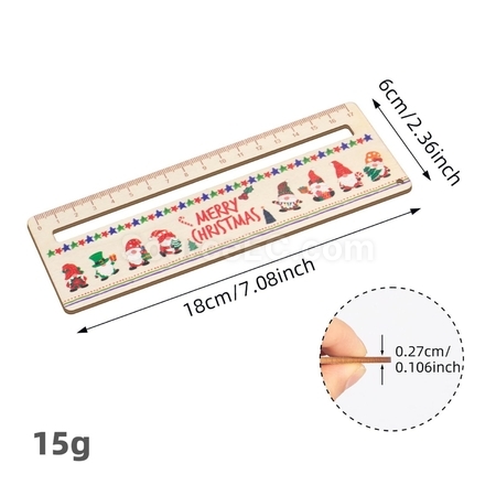 Customization Reading Wooden Ruler Corporate Gifts