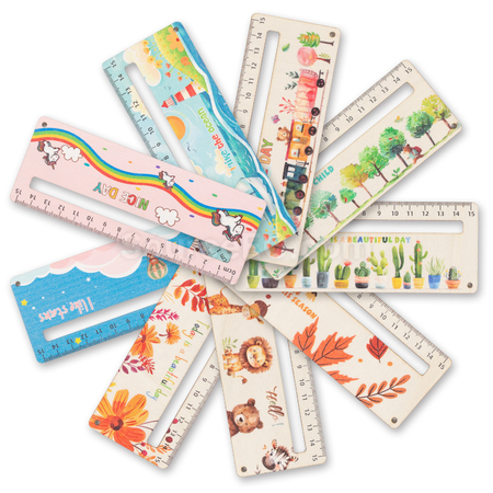 Customization Reading Wooden Ruler Corporate Gifts