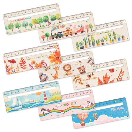 Customization Reading Wooden Ruler Corporate Gifts