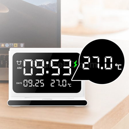 Customization Multi-function Digital Perpetual Calendar with Wireless Charger Corporate Gifts