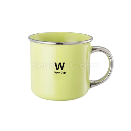 Customization Ceramic Cup with enamel design Corporate Gifts