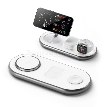Customization Folding magnetic three in one wireless charger Corporate Gifts