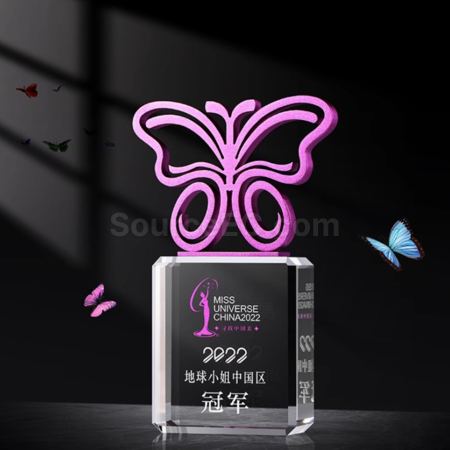 Customization Butterfly Trophy Corporate Gifts