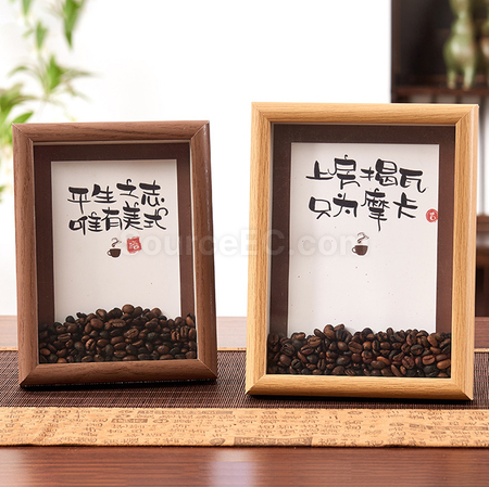 Customization Creative Coffee Beans Photo Frame Corporate Gifts