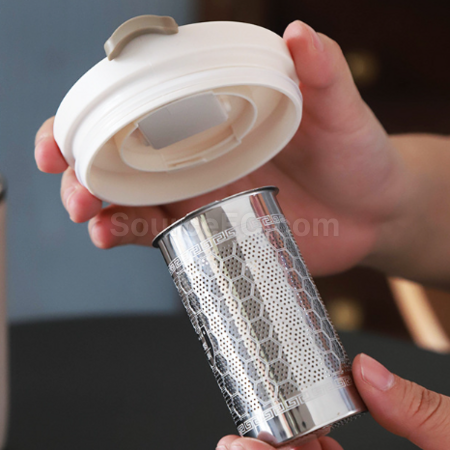 Customization 304 stainless steel mug with tea strainer Corporate Gifts