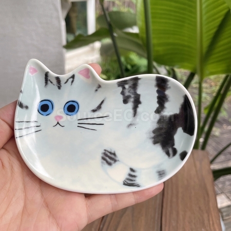 Customization Cat soy sauce dish Corporate Gifts