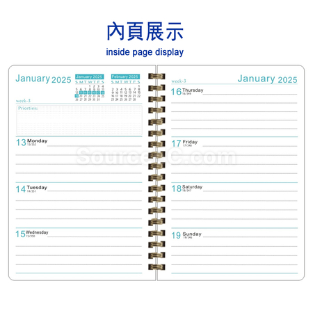 Customization Daily Planner Notebook Corporate Gifts