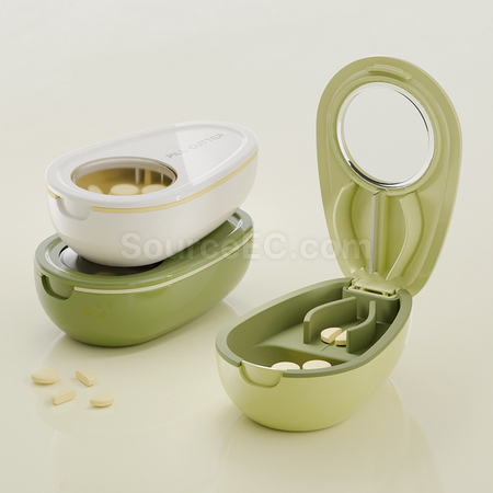 Customization  Pill Box with Pill Cutter Corporate Gifts