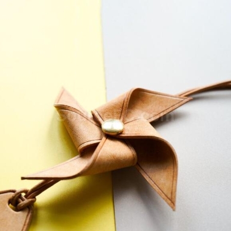 Customization Customized Leather Blessing Windmill Corporate Gifts