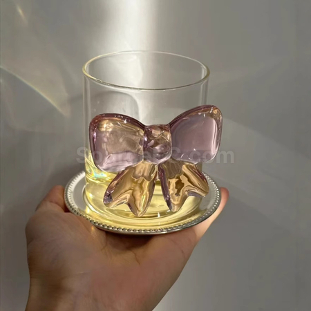 Customization Bow glass Corporate Gifts