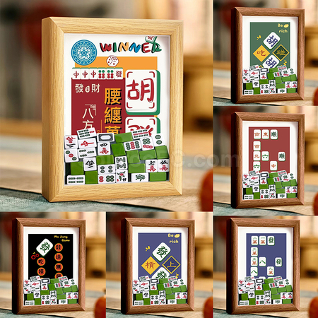 Customization Creative Mahjong Photo Frame Corporate Gifts