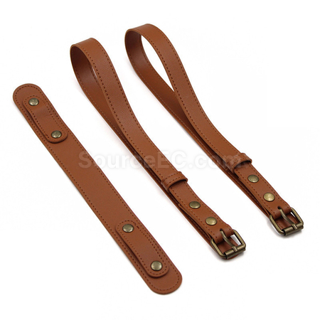 Customization Pu Leather Blanket Carry Strap Corporate Gifts