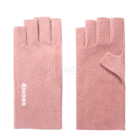 Customization Velvet Half Finger Gloves Corporate Gifts