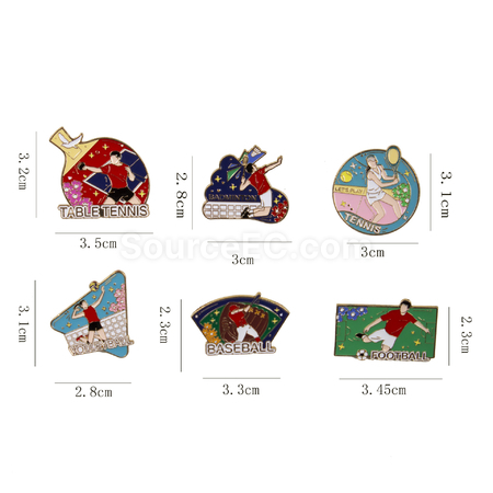 Customization Sports series badge Corporate Gifts