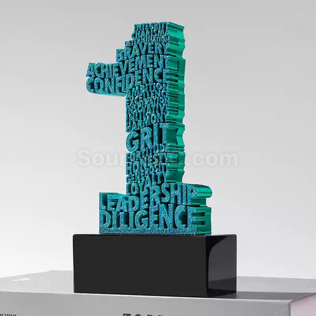 Customization 3D Digital Trophy Corporate Gifts