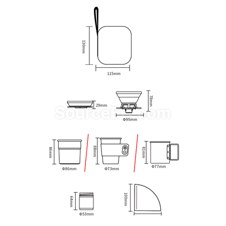 Customization Travel Coffee Set Corporate Gifts