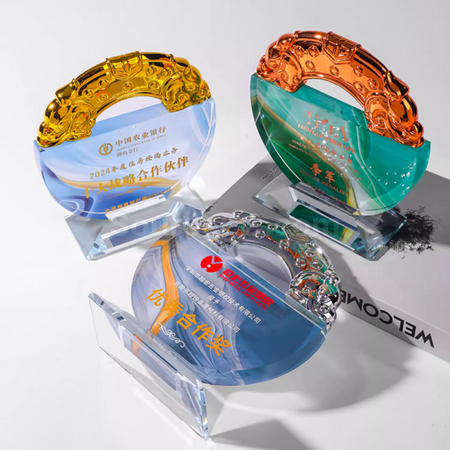 Customization Glass Crystal Trophy Corporate Gifts