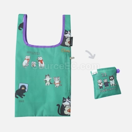 Customization Nylon Foldaway Shopping Bag Corporate Gifts