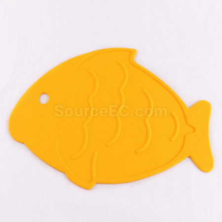 Customization Fish shaped silicone placemat Corporate Gifts