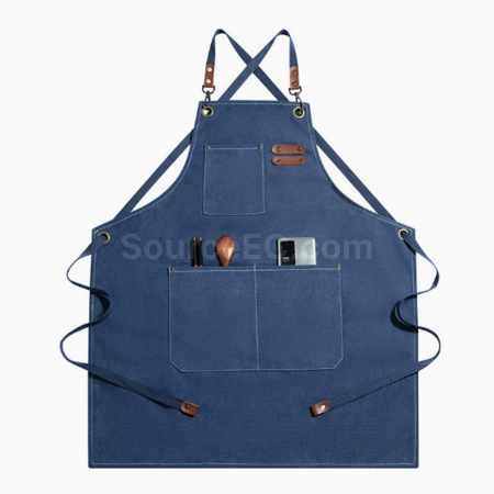 Customization Cross tied denim apron Corporate Gifts